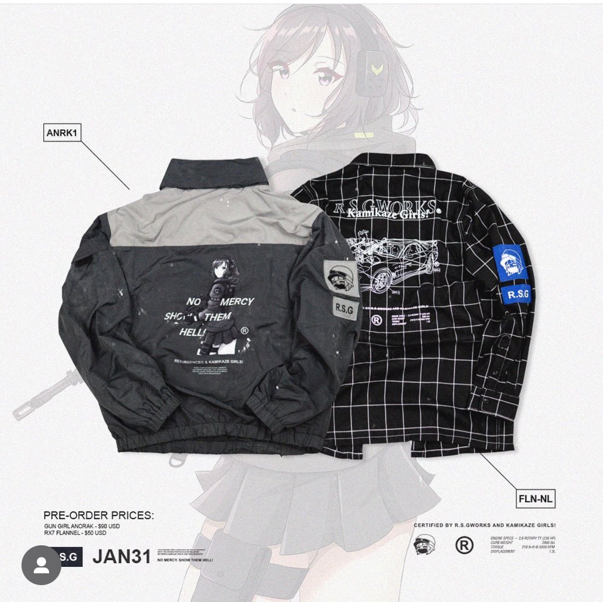 Ω (2020) KAMIKAZEGIRLS! + RSG: NO MERCY WINDBREAKER